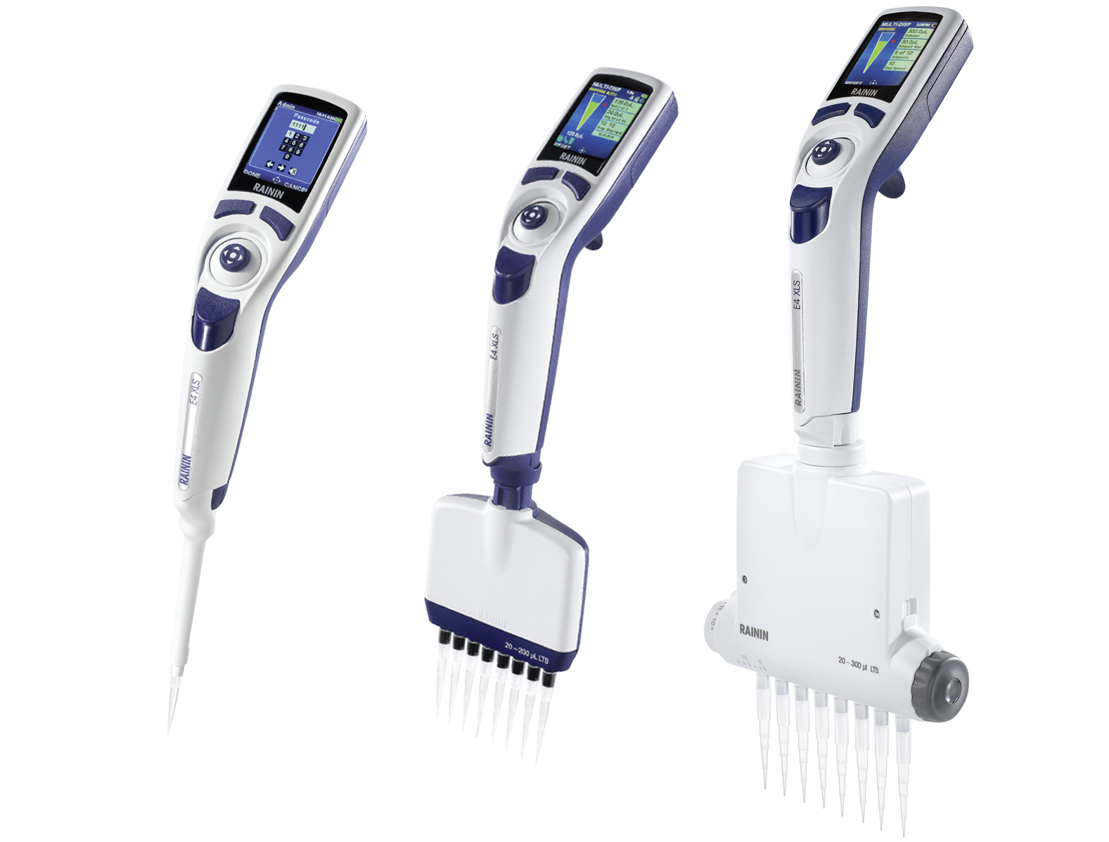 梅特勒托利多 瑞宁 E4 XLS+ 电动单道/多道移液器